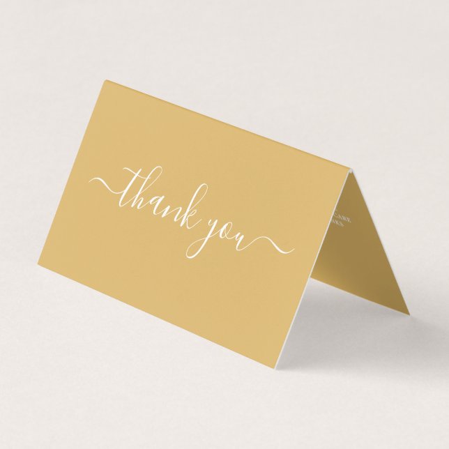 Script sencillo, logotipo/imagen Gracias tarjeta (Anverso)