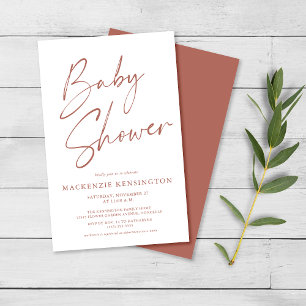 Script simple barato Baby Shower FLYER