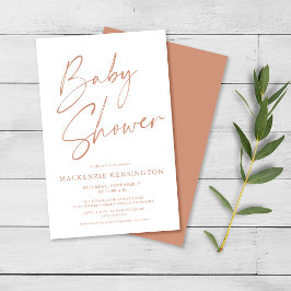 Script simple barato Baby Shower FLYER