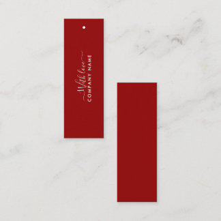 Script simple - Etiquetas de regalo rojas y blanca