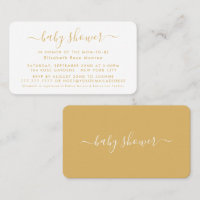 Script simple - Invitación a la entrada de Baby Sh