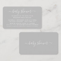 Script simple - Invitación a la entrada de Baby Sh