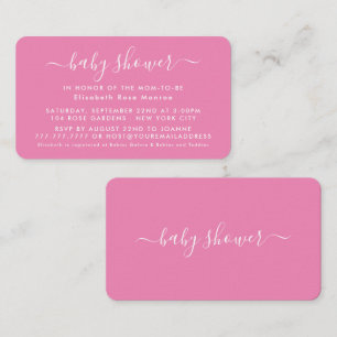 Script simple - Invitación a la entrada de Baby Sh