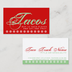 script TACOS tarjeta de fidelización de clientes