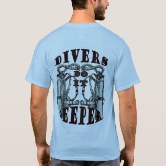 Scuba Divers Graciosamente, hazlo con camisetas az