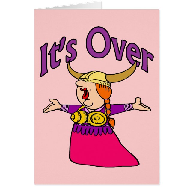 Se acabó el cantante de ópera (Frente)