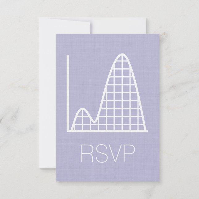 Se agrega con la tarjeta RSVP de Lavender (Anverso)