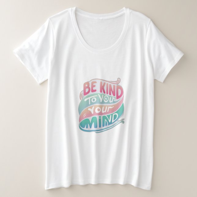 Sé amable con tu mente (Anverso del diseño)