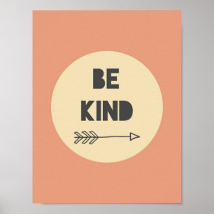 Sé amable de arte Inspirador - Arte de guardería