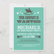 Se busca invitación de cumpleaños de vacuno occide