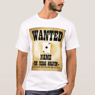 Se busca la camiseta de los hombres del Holdem de 