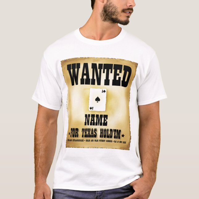 Se busca la camiseta de los hombres del Holdem de  (Anverso)