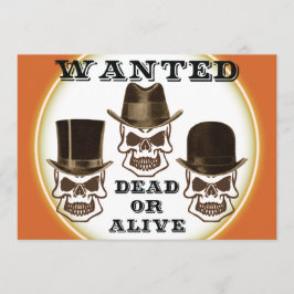 Se busca muerte o invitación viva