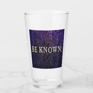 Sé Conocido. Azul morado Inspirador motivacional