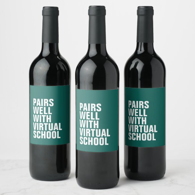 Se contrae bien con la etiqueta de vino divertida  (Botellas)