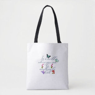 Sé cualquier cosa Sé amable Bolsa de mano con cita