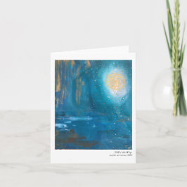 Se cumplirá la tarjeta de nota doblada Wisp