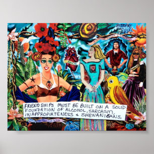 SE DEBERÍAN CONSTRUIR AMISTADES posters EN LOS SHE