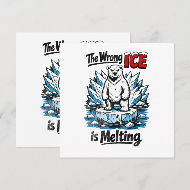Se derrite el ICE equivocado (Anverso / Reverso)