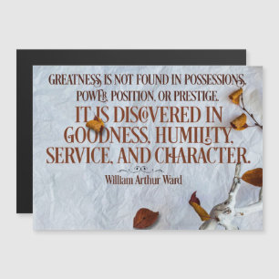 Se descubre la grandeza