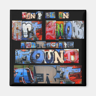 Se encontró el imán del graffiti de arte