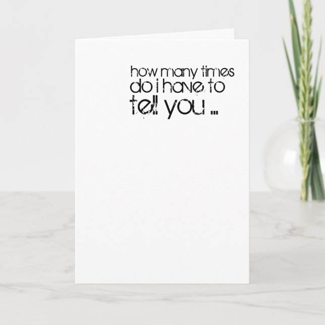 Se está haciendo viejo como tu tarjeta de cumpleañ (Anverso)