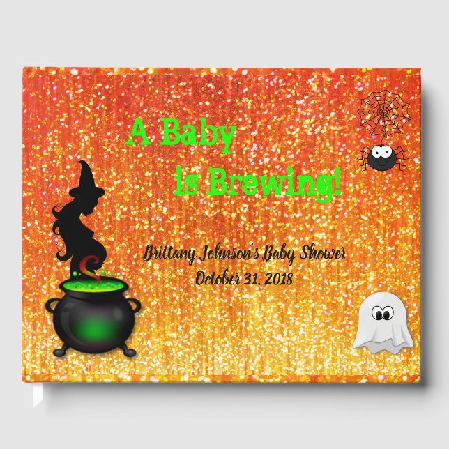 ¡Se está preparando un bebé! Libro de visitas (Anverso)