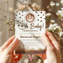 Se está preparando un bebé, una invitación para el