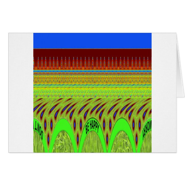 Sé feliz de tener un buen día (Anverso (Horizontal))