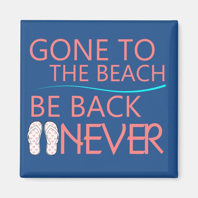 Se fue al imán de la playa (Frente)
