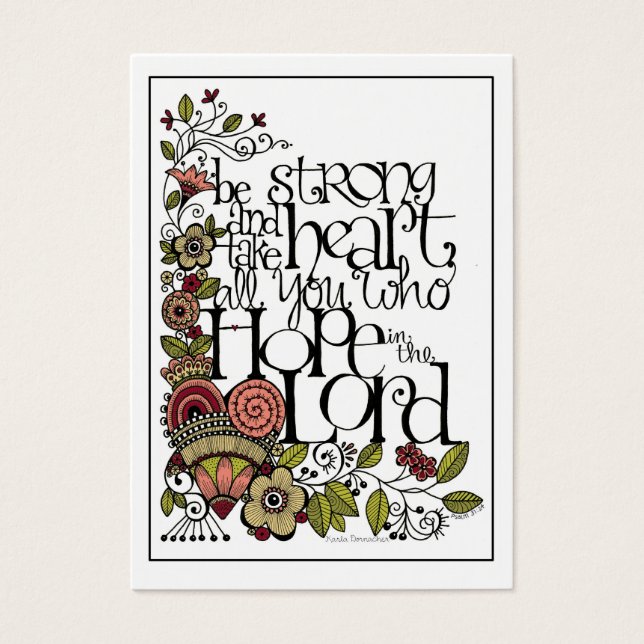 Sé fuerte - Pádalo con tarjeta (Frente)