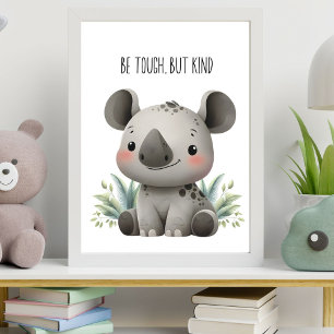 Sé Fuerte, Pero Amable - Arte de Pared para Guarde