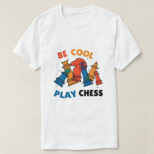 Sé Guay, juega a la camiseta de ajedrez - colorido