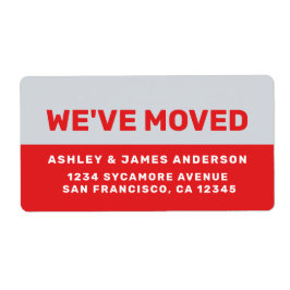 Se ha mudado la etiqueta de nueva dirección de col