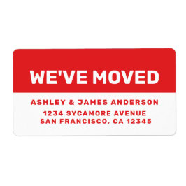 Se ha mudado la etiqueta de nueva dirección de col