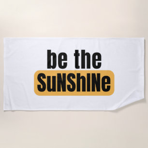 Sé La Toalla De Playa Sunshine
