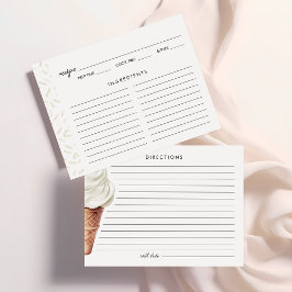 Se le ha escogido la tarjeta de receta nupcial de 