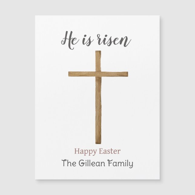 Se levanta, cruza cristiana de Pascua Religioso (Anverso)