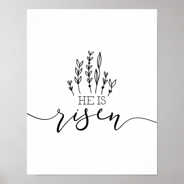 Se levanta mano para dibujar arte de Pascua (Frente)