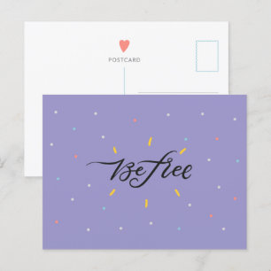 Sé Libre - Tarjeta Postal Motivacional