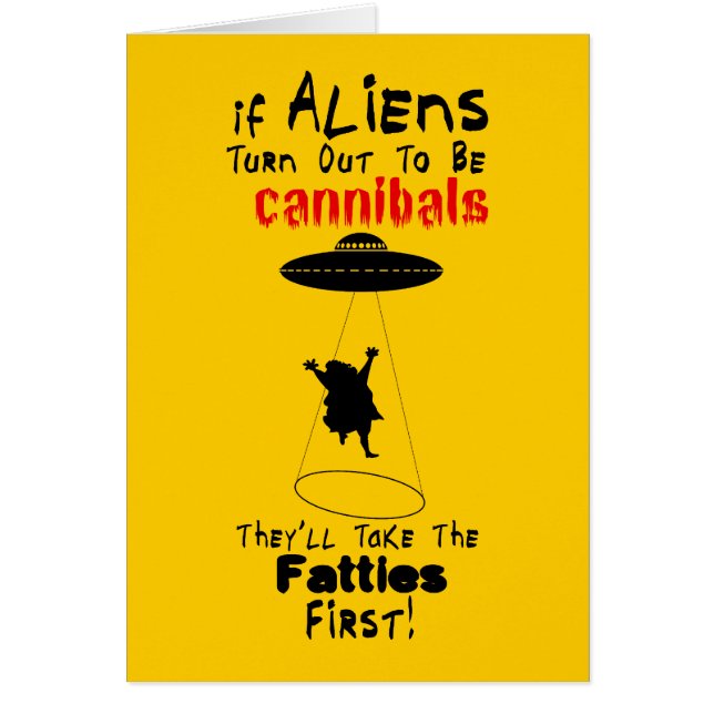 Se llevarán la primera tarjeta de Fatties (Frente)