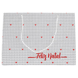 Sé mi bolsa de regalo grande de Valentine Knit Hea