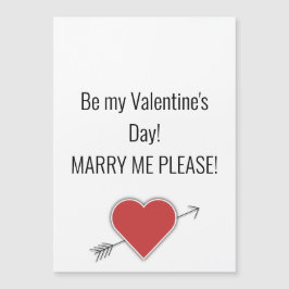 ¡Sé mi El día de San Valentín! ¡CASARME POR FAVOR!