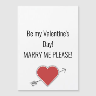 ¡Sé mi El día de San Valentín! ¡CASARME POR FAVOR!