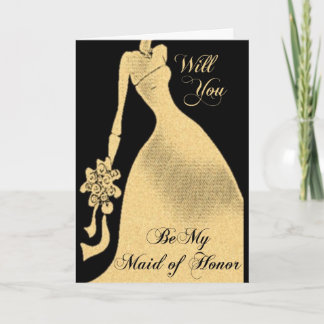 Sé mi empleada de la invitación a la boda de honor