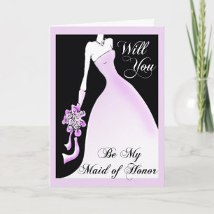 Sé mi empleada de la invitación a la boda de honor