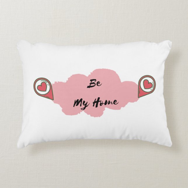 Sé mi hogar de almohada - Acogedor, Personalizado  (Anverso)