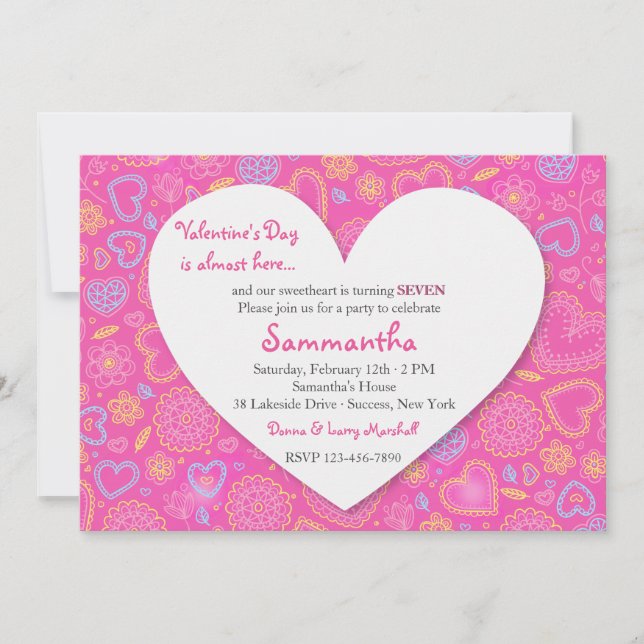 Sé mi invitación a la fiesta de cumpleaños de San  (Anverso)