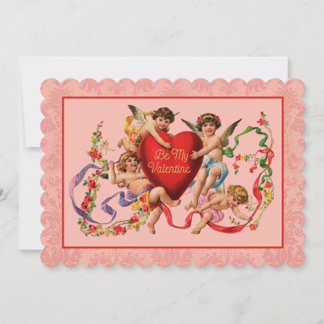Sé mi invitación de San Valentín (Anverso)