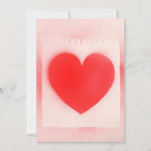 Sé mi nota de corazón rojo de San Valentín